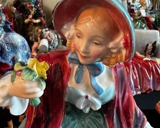 RARE OLD VINTAGE ROYAL DOULTON Figurine LADY CHARMIAN - HN1948 Made in England - STAMPED	8.5” x 6” x 4.5”.	HxWxD
