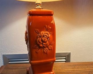 Ceramic rose lamps	27.25 x 5 x 5	HxWxD

