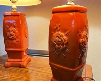 Ceramic rose lamps	27.25 x 5 x 5	HxWxD
