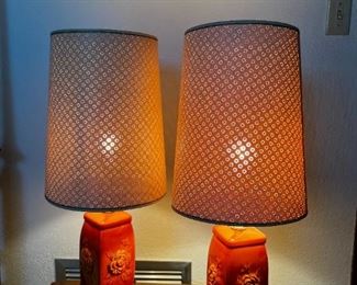 Ceramic rose lamps	27.25 x 5 x 5	HxWxD
