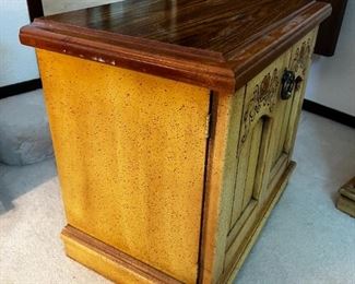 mid century nightstands	22.5 by 25 x 16’ deep each	
