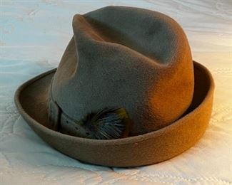 Vintage christian dior monsieur fedora	Size 7 3/8	
