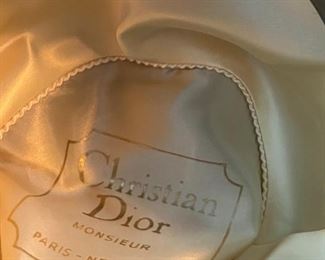 Vintage christian dior monsieur fedora	Size 7 3/8	
