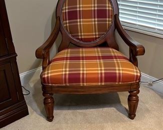 Broyhill plaid Fauteuil Chair