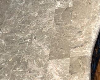 Marble on top of night stand