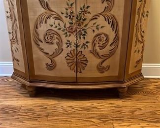 Painted Console Cabinet