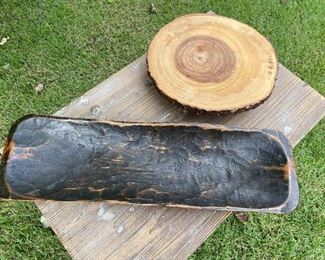 Wooden decorative pieces