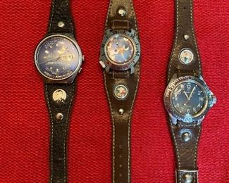 USSR men's watches purchased late 1980's in the USSR