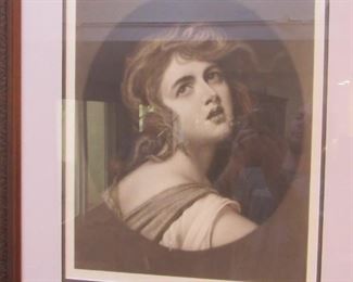 Lady Hamilton. Painted by George Romney. Engraver unknown.