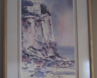Split Rock. Limited edition print by Lou Roman