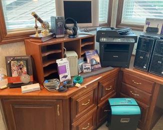 Electronics, printers, speakers, shredder and more...
