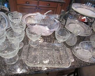 Princess House "Fantasia" crystal dishes