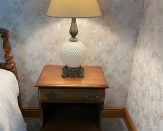 Sumter King Bedroom set: Bed, (2) Nightstands, (1) Chest of Drawers.                                                                                            Nightstands: 20"w 14.25"d 24.75" t                                                                                                        $350.00