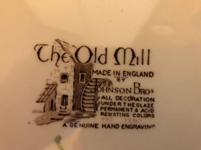 Johnson Brothers “The Old Mill” dishes - selling separately per piece