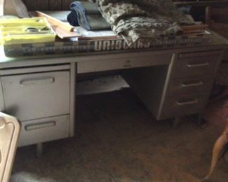 Metal desk