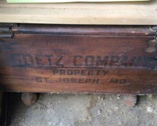 Wooden Crate - Goetz Company - St Louis, MO