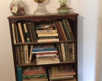 Bookcase in master bedroom 