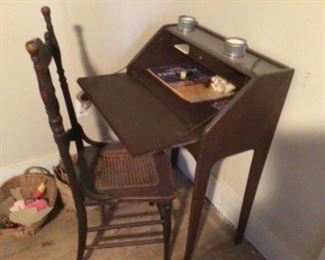 Writing desk with chair