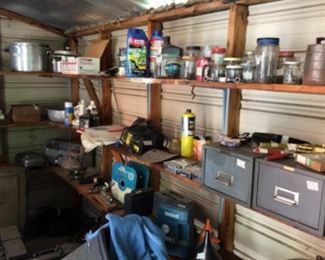 Second storage building - lots of miscellaneous & tools