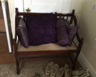 Bench in front bedrooom