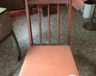 First storage building - chair