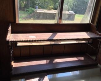 First storage building - shelves