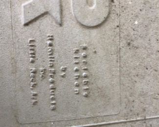 Name on grill - Portable kitchen