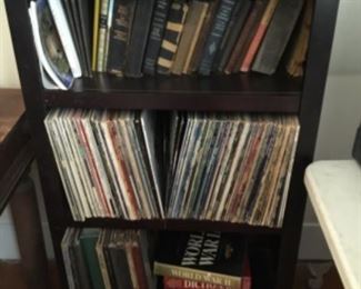 Bedroom - LP records & books