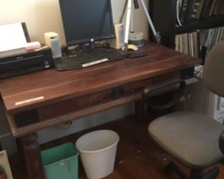 Desk in bedroom 