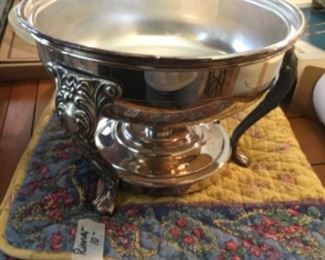China cabinet - silver compote