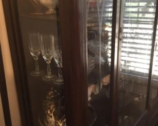 Side of China cabinet