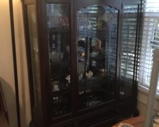Front of China cabinet 