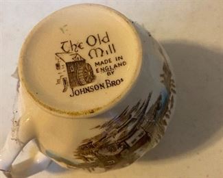 Old Mill by Johnson Brothers set of dishes made in England 