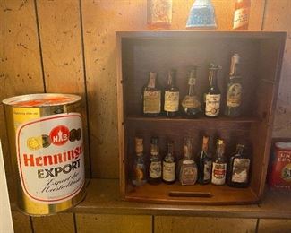 Liquor bottles are sold without booze, but for display only- great for bar decor, not for consumption- it is not legal for us to sell actual alcohol. 