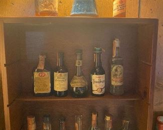 Liquor bottles are sold without booze, but for display only- great for bar decor, not for consumption- it is not legal for us to sell actual alcohol. 