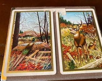 perfect double deck of vintage cards for the cabin