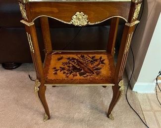 Pair of great petite French style tables