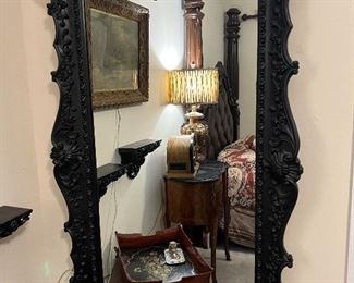 Large ornate mirror