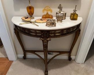 Marble top table