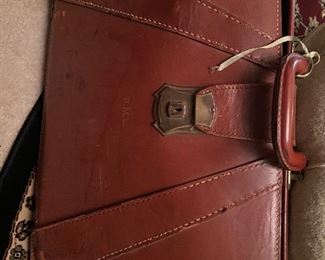 Leather briefcase