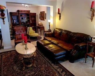 Another view beautiful leather sofa