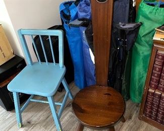 Assorted vintage chairs