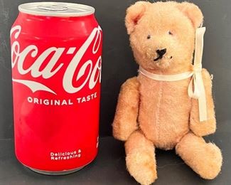 VINTAGE MINIATURE MOHAIR TEDDY BEAR 