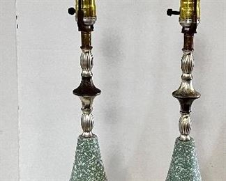 PAIR MCM - MID CENTURY MODERN LAMPS 