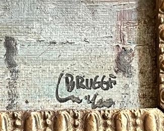 ARTIST SIGNATURE ON LANDSCAPE 