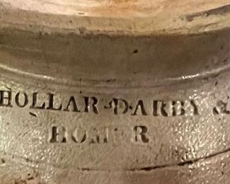 IMPRESSED MARK ON OVOID CROCK 