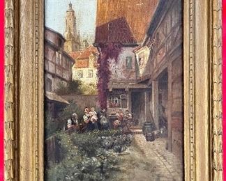 OIL ON CANVAS BY “P. HEY” 