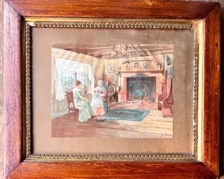 ARTIST SIGNED WATERCOLOR PAINTING 