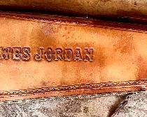 WES JORDAN LEATHER GUN CASE 