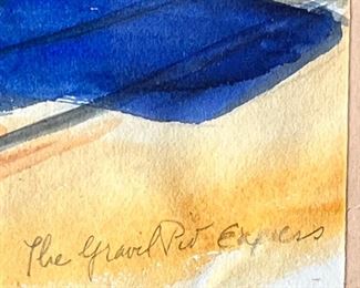 TITLED “THE GRAVEL PIT EXPRESS” 